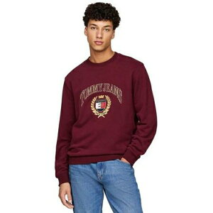 トミー ヒルフィガー メンズ パーカー・スウェットシャツ アウター Logo Embroidery Crewneck Sweatshirt