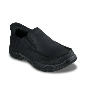 XPb`[Y Y Xb|E[t@[ V[Y Hands Free Slip-in Arch Fit Motley Milo Slip-On Black