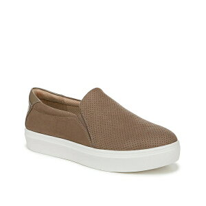 hN^[EV[ fB[X Xj[J[ V[Y Madison Cloud Platform Slip-On Sneaker Taupe Fabric