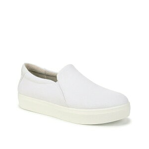 hN^[EV[ fB[X Xj[J[ V[Y Madison Cloud Platform Slip-On Sneaker White Canvas