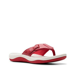 N[NX fB[X T_ V[Y Sunmaze Loop Sandal Red/White