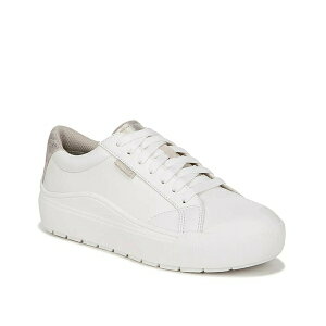 hN^[EV[ fB[X Xj[J[ V[Y Time Off Platform Sneaker - Women's White/Gold Metallic Synthetic