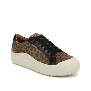 hN^[EV[ fB[X Xj[J[ V[Y Time Off Platform Sneaker - Women's Brown/Black Leopard Print Synthetic