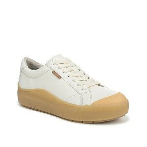 hN^[EV[ fB[X Xj[J[ V[Y Time Off Platform Sneaker - Women's White/Tan Synthetic