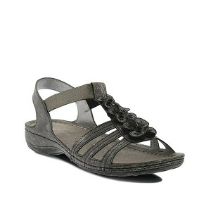tNTX fB[X T_ V[Y Adede Wedge Sandal Charcoal