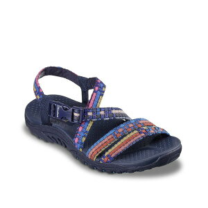 XPb`[Y fB[X T_ V[Y Reggae Sew Me Sandal Blue/Multicolor