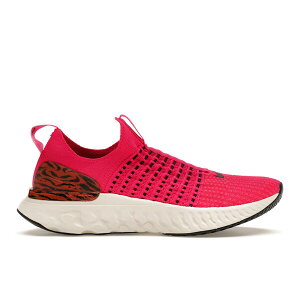 Nike �i�C�L ���f�B�[�X �X�j�[�J�[ �yNike React Phantom Run Flyknit 2 Pink Prime Zebra�z �T�C�Y US_5.5(22.5cm) Pink Prime/Phantom/Habanero Red/Black