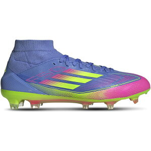 adidas �A�f�B�_�X ���f�B�[�X �X�j�[�J�[ �yadidas F50 Pro Mid-Cut FG Celestial Victory Pack�z �T�C�Y US_W_11 Blue Fusion/Lucid Lemon/Lucid Pink
