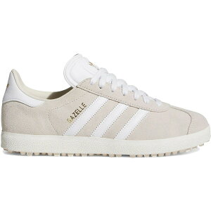 adidas AfB_X fB[X Xj[J[ yadidas Gazelle Spikeless Golf Alumina Cloud Whitez TCY US_8.5(25.5cm) Alumina/Cloud White/Gold Metallic