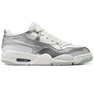 Jordan �W���[�_�� ���f�B�[�X �X�j�[�J�[ �yJordan 4 RM Chrome�z �T�C�Y US_W_11.5 White/Summit White/Light Silver/Metallic Silver