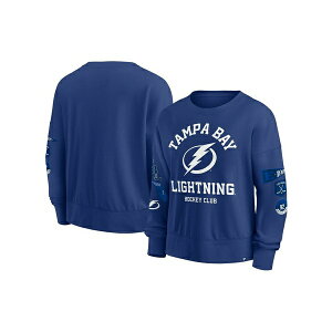 t@ieBNX fB[X Jbg\[ gbvX Women's Blue Tampa Bay Lightning Go Team Pullover Sweatshirt Blue