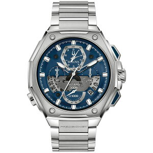 �u���o ���f�B�[�X �r���v �A�N�Z�T���[ Men's Chronograph Precisionist X Stainless Steel Bracelet Watch 44.5mm Silver