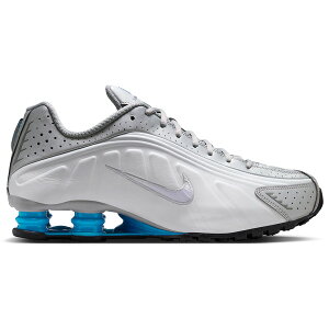 Nike �i�C�L �����Y �X�j�[�J�[ �yNike Shox R4 Metallic Silver White Blue Lagoon�z �T�C�Y US_8(26.0cm) Metallic Silver/White/Blue Lagoon/Blue Lagoon