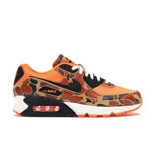 Nike �i�C�L �����Y �X�j�[�J�[ �yNike Air Max 90 Duck Camo Orange�z �T�C�Y US_12(30.0cm) Total Orange/Black
