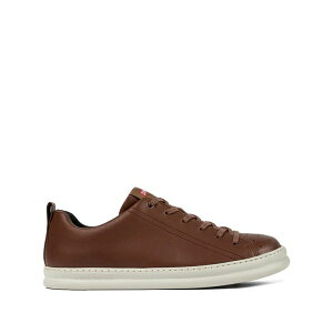 �J���y�[�� �����Y �X�j�[�J�[ �V���[�Y Runner four round-toe leather sneakers Brown