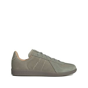 �A�f�B�_�X �����Y �X�j�[�J�[ �V���[�Y Bw army silver pebble sneakers Brown