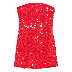 �V���V�A���[���C ���f�B�[�X �����s�[�X �g�b�v�X Paillette-embellished dress Red