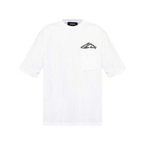 �f�B�[�X�N�G�A�[�h �����Y T�V���c �g�b�v�X Icon crew-neck cotton t-shirt White
