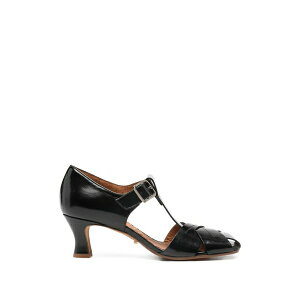 �`�G�~�n�� ���f�B�[�X �T���_�� �V���[�Y Sempai woven t-strap pumps Black