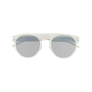�}�C�L�[�^ �����Y �T���O���X�E�A�C�E�F�A �A�N�Z�T���[ Round-frame tinted sunglasses Silver