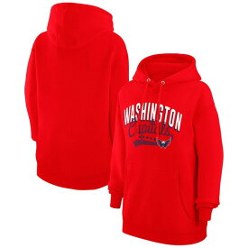 カールバンクス レディース パーカー・スウェットシャツ アウター Washington Capitals G III 4Her by Carl Banks Women's Filigree Logo Pullover Hoodie???Red