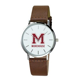 ジャーディン メンズ 腕時計 アクセサリー Morehouse Maroon Tigers Plexus Leather Watch Brown