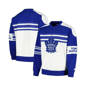 X^[^[ Y p[J[EXEFbgVc AE^[ Men's White Toronto Maple Leafs Defense Fleece Crewneck Pullover Sweatshirt White