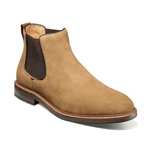 t[VC Y u[c V[Y Men's Anthem Plain Toe Chelsea Boots Mocha