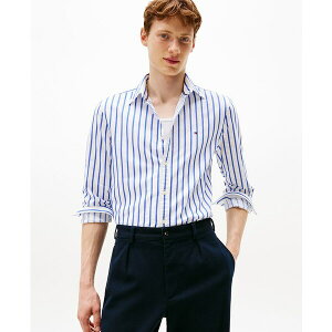 g~[ qtBK[ Y Vc gbvX Men's Heritage Stripe Oxford Long Sleeve Shirt White / Stripe