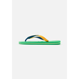ハワイアナス メンズ サンダル シューズ BRASIL MIX UNISEX - T-bar sandals - leaf green/marine blue