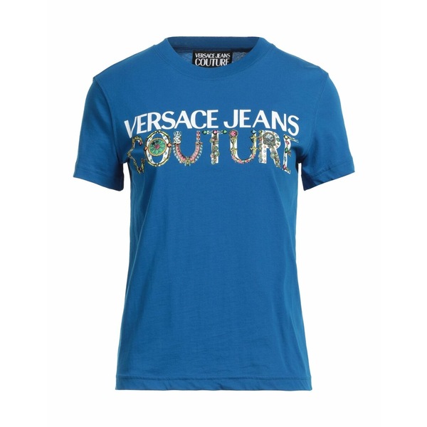 ベルサーチ レディース Tシャツ トップス T-shirts Bright blue