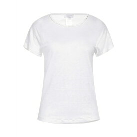 【送料無料】 グランサッソ レディース Tシャツ トップス T-shirts White