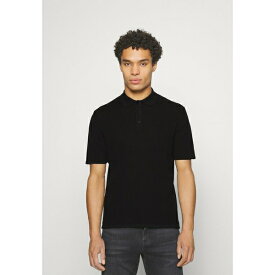 ラグアンドボーン メンズ Tシャツ トップス HARVEY - Polo shirt - black