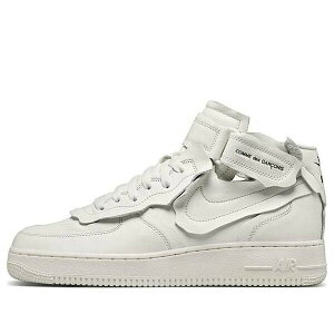 Nike �i�C�L �����Y �X�j�[�J�[ �G�A�t�H�[�X �yNike x COMME des GARCONS Air Force 1 Mid 'Triple White' DC3601-100�z �T�C�Y US_5(23.0cm)