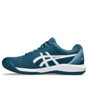 ASICS �A�V�b�N�X �����Y �X�j�[�J�[ �yASICS Gel-Dedicate 8 Wide 'Restful Teal White' 1041A410-400�z �T�C�Y US_10.5(28.5cm)