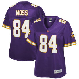 【送料無料】 ファナティクス レディース ユニフォーム トップス Randy Moss Minnesota Vikings NFL Pro Line Women's Retired Player Replica Jersey Purple