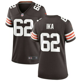 【送料無料】 ナイキ レディース ユニフォーム トップス Nike Cleveland Browns Women's Custom Game Jersey Brown