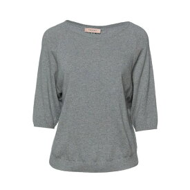 【送料無料】 ツインセット レディース ニット&セーター アウター Sweaters Grey