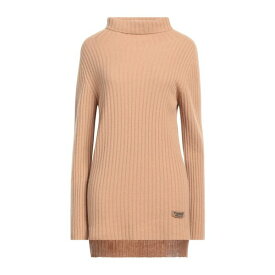 【送料無料】 ツインセット レディース ニット&セーター アウター Turtlenecks Camel