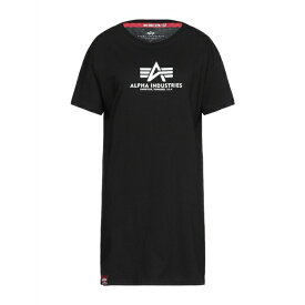 【送料無料】 アルファインダストリーズ レディース Tシャツ トップス T-shirts Black