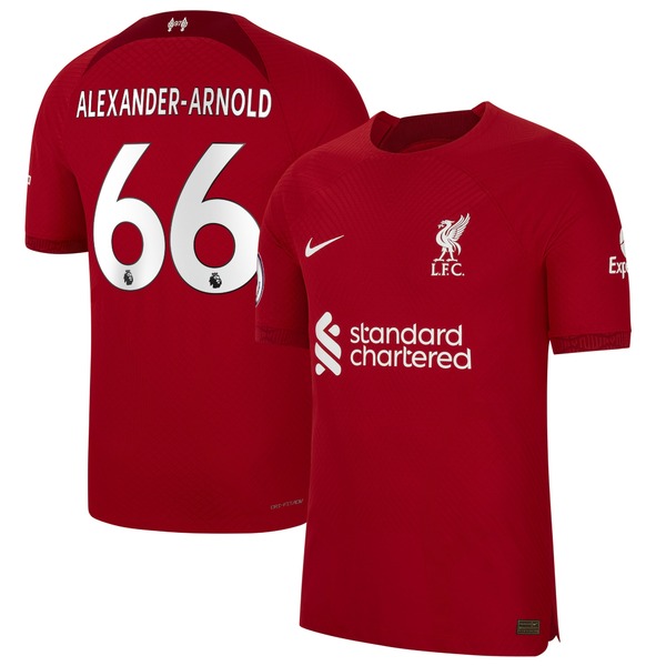 ナイキ メンズ ユニフォーム トップス Trent AlexanderArnold Liverpool Nike 2022 23 Home Authentic Player Jersey Red