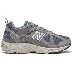 New Balance �j���[�o�����X �����Y �X�j�[�J�[ �yNew Balance 878 Grey Cream�z �T�C�Y US_M_4 Grey/Silver/Cream