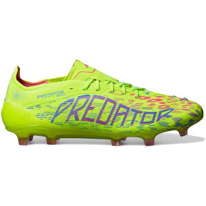 adidas �A�f�B�_�X �����Y �X�j�[�J�[ �yadidas Predator Elite FG Mystic Victory Pack�z �T�C�Y US_12.5(30.5cm) Lucid Lemon/Lucid Pink/Blue Fusion