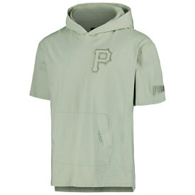 プロスタンダード メンズ Tシャツ トップス Pittsburgh Pirates Pro Standard Neutral Hoodie TShirt Green