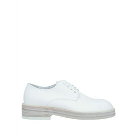 【送料無料】 アン ドゥムルメステール レディース オックスフォード シューズ Lace-up shoes White