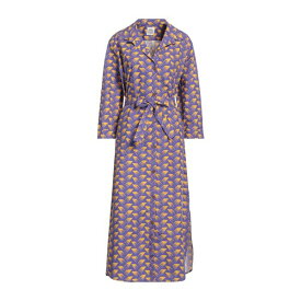 【送料無料】 アティックアンドバーン レディース ワンピース トップス Midi dresses Purple