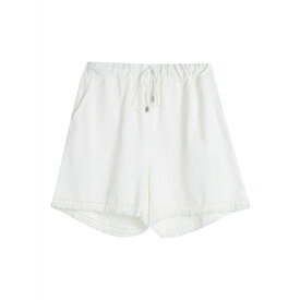【送料無料】 ナン イタリアン ハート レディース カジュアルパンツ ボトムス Shorts & Bermuda Shorts White