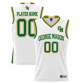 ゲームデイグレーツ メンズ ユニフォーム トップス George Mason Patriots GameDay Greats Unisex Lightweight NIL PickAPlayer Basketball Jersey White