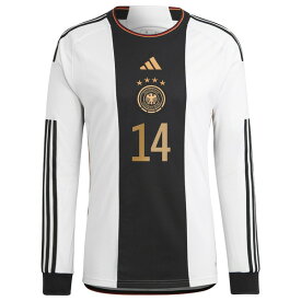 アディダス メンズ ユニフォーム トップス Jamal Musiala Germany National Team adidas 2022/23 Replica Long Sleeve Player Jersey White