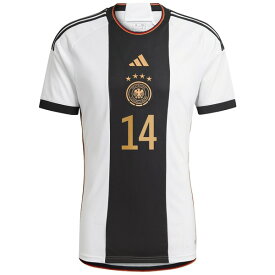 アディダス メンズ ユニフォーム トップス Jamal Musiala Germany National Team adidas 2022/23 Home Replica Jersey White